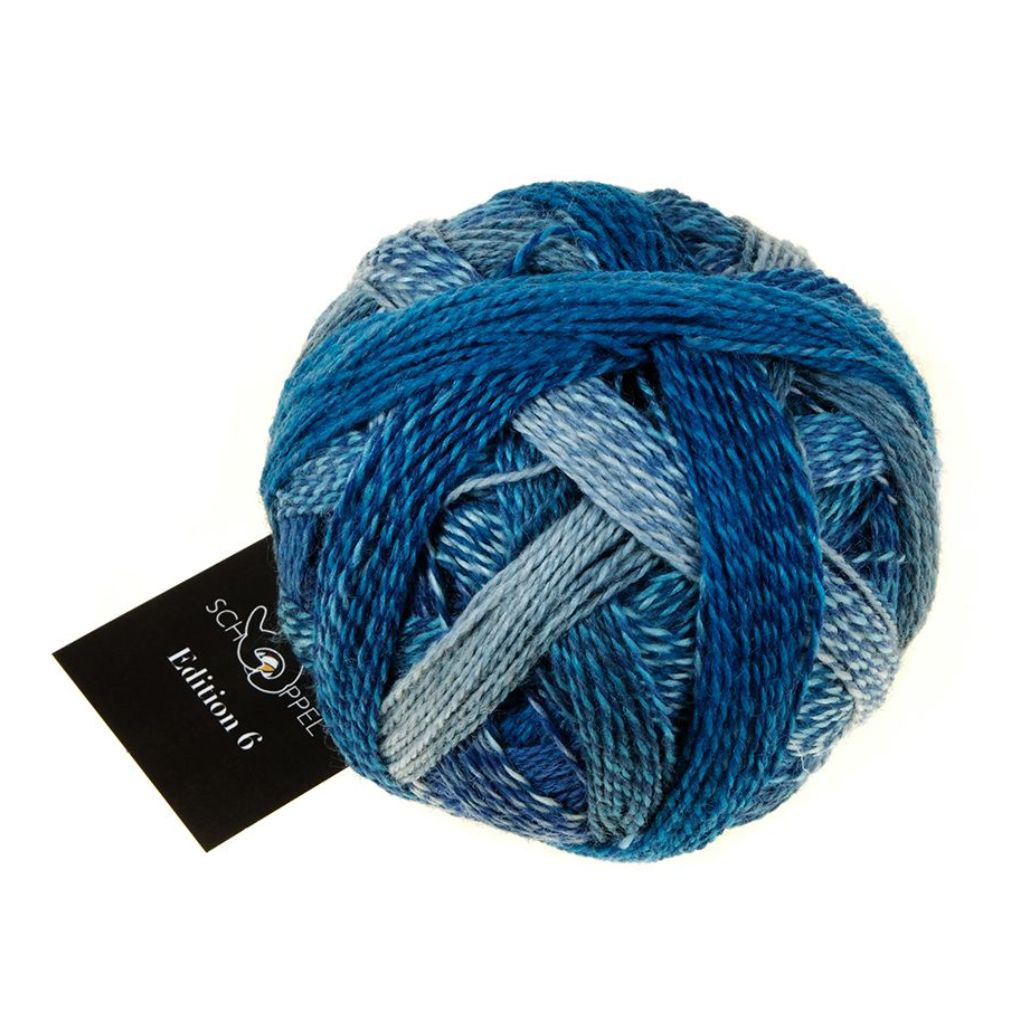Schoppel Wolle Edition 6, Farbe 2362 Blauschleier – Schurwolle bei Lieblingsgarn