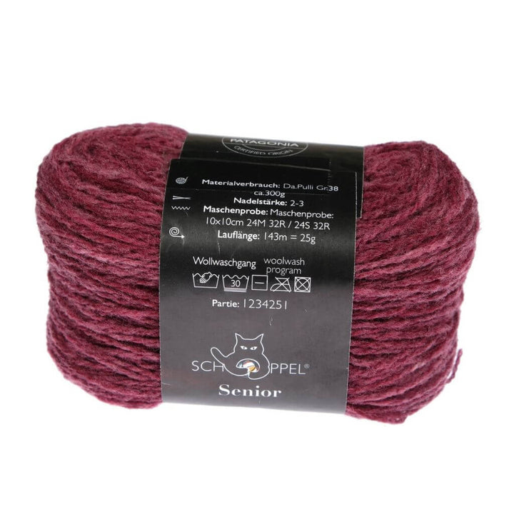 Schoppel Wolle Senior, Farbe 2603 Merlot Inspiration Dibadu – Schurwolle bei Lieblingsgarn