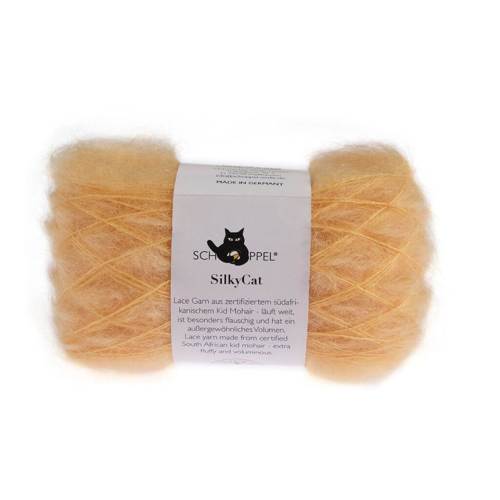 Schoppel Wolle SilkyCat, Farbe 668 Banane – Mohair und Seide bei Lieblingsgarn