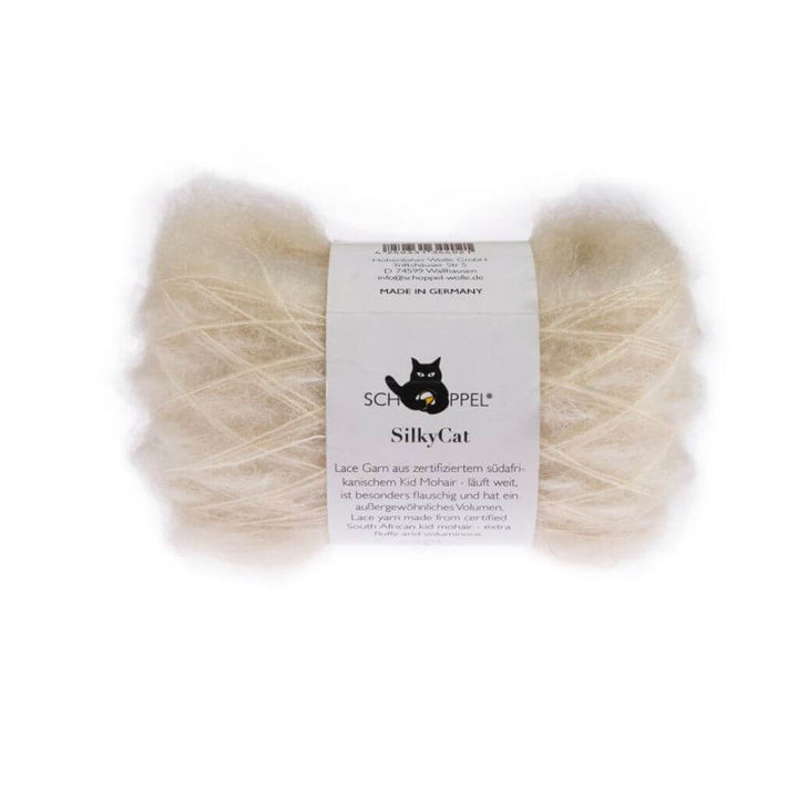 Schoppel Wolle SilkyCat, Farbe 980 Natur – Mohair und Seide bei Lieblingsgarn