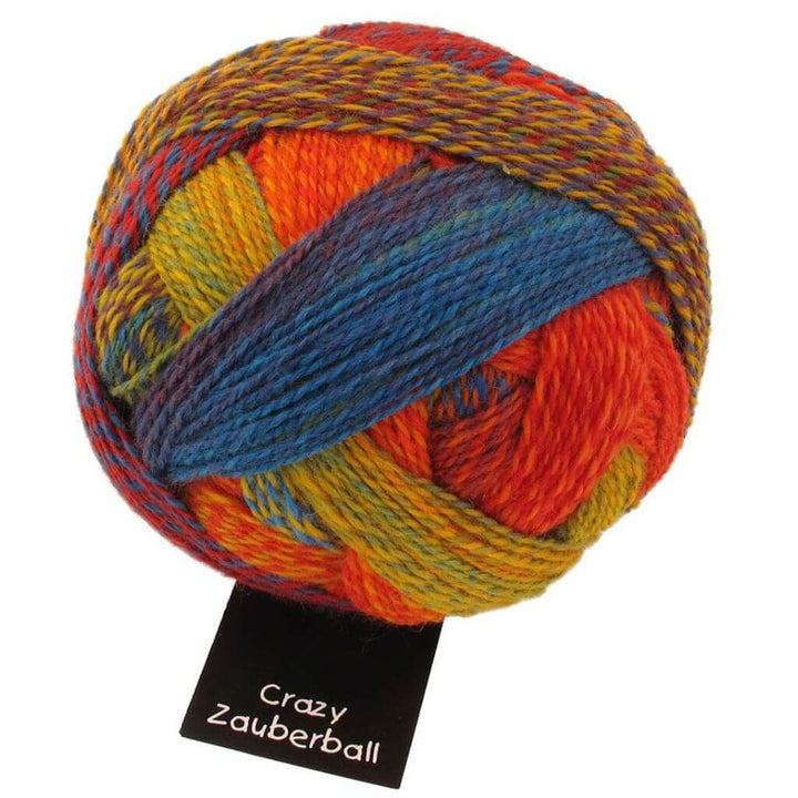 Schoppel Wolle Zauberball Crazy, Farbe 1702 Kleiner Fuchs – Schurwolle und Synthetik bei Lieblingsgarn