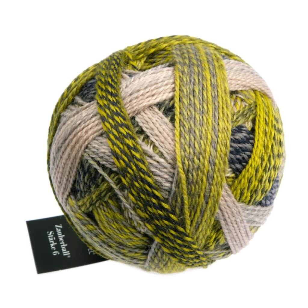 Schoppel Wolle Zauberball Stärke 6, Farbe 2204 Grüne Woche – Schurwolle und Synthetik bei Lieblingsgarn