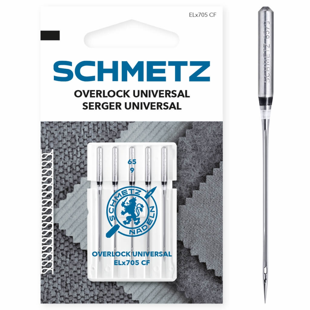 Schmetz Universal Overlock-Nadeln ELx705 CF, Farbe 65 – Metall bei Lieblingsgarn