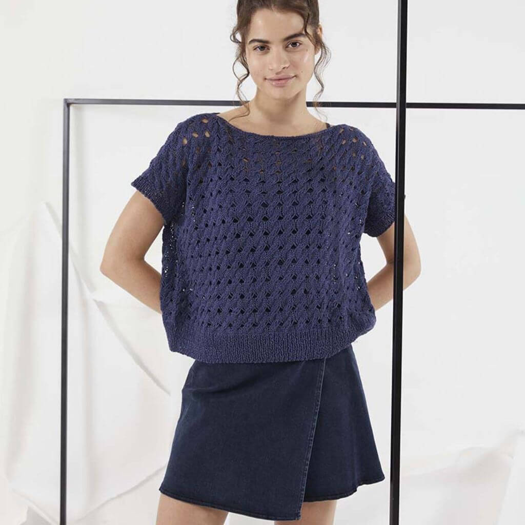 Lang Yarns Pattern Shirt mit Zopfmuster Strickanleitung - Lang Yarns (PDF) bei bei bei bei bei bei bei bei Lieblingsgarn