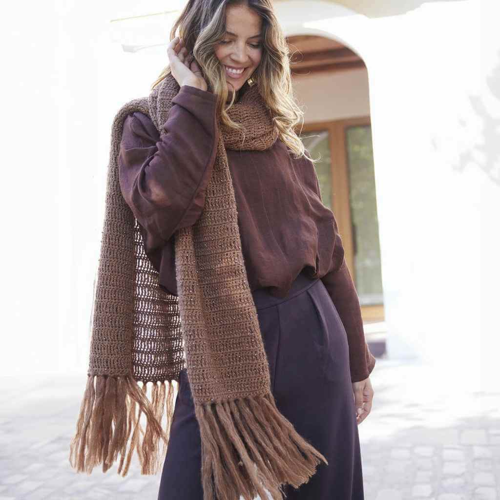 Katia Schal Concept Perla + Silky Mohair Häkelanleitung – Produktansicht bei bei bei bei bei bei bei bei bei Lieblingsgarn