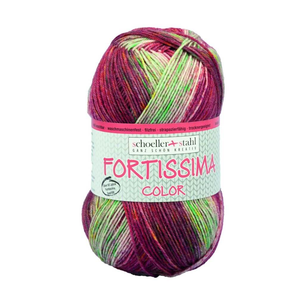 Schoeller + Stahl Fortissima Color 4-fach Sprinkle Lines – Produktansicht, Schurwolle und Synthetik bei bei Lieblingsgarn