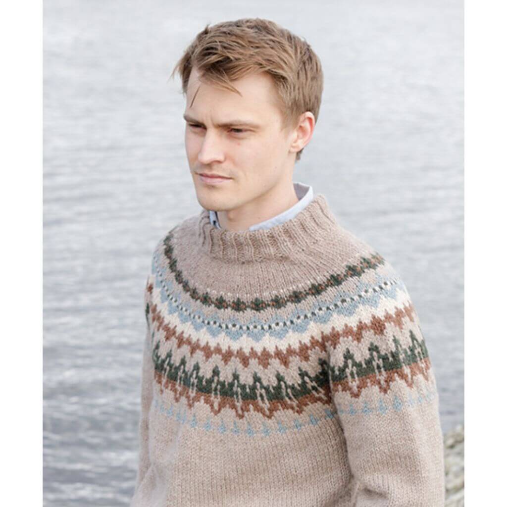 Pullover Autumn Reflections Sweater Strickanleitung - DROPS Design (PDF)
