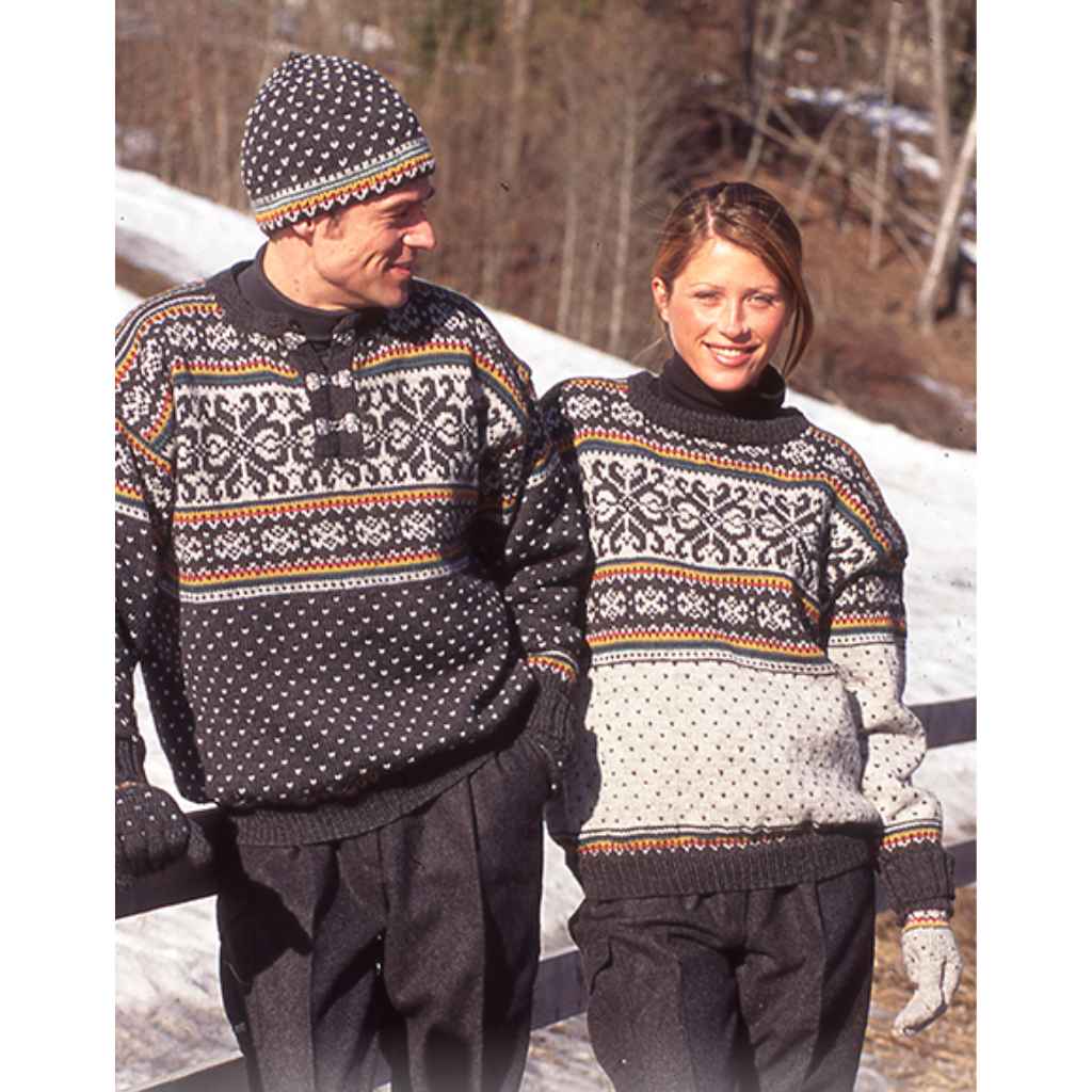 Pullover Nordic Magic Strickanleitung - DROPS Design (PDF)