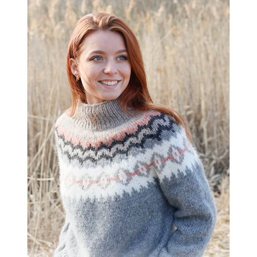 Pullover Over the Fjords Strickanleitung - DROPS Design (PDF)