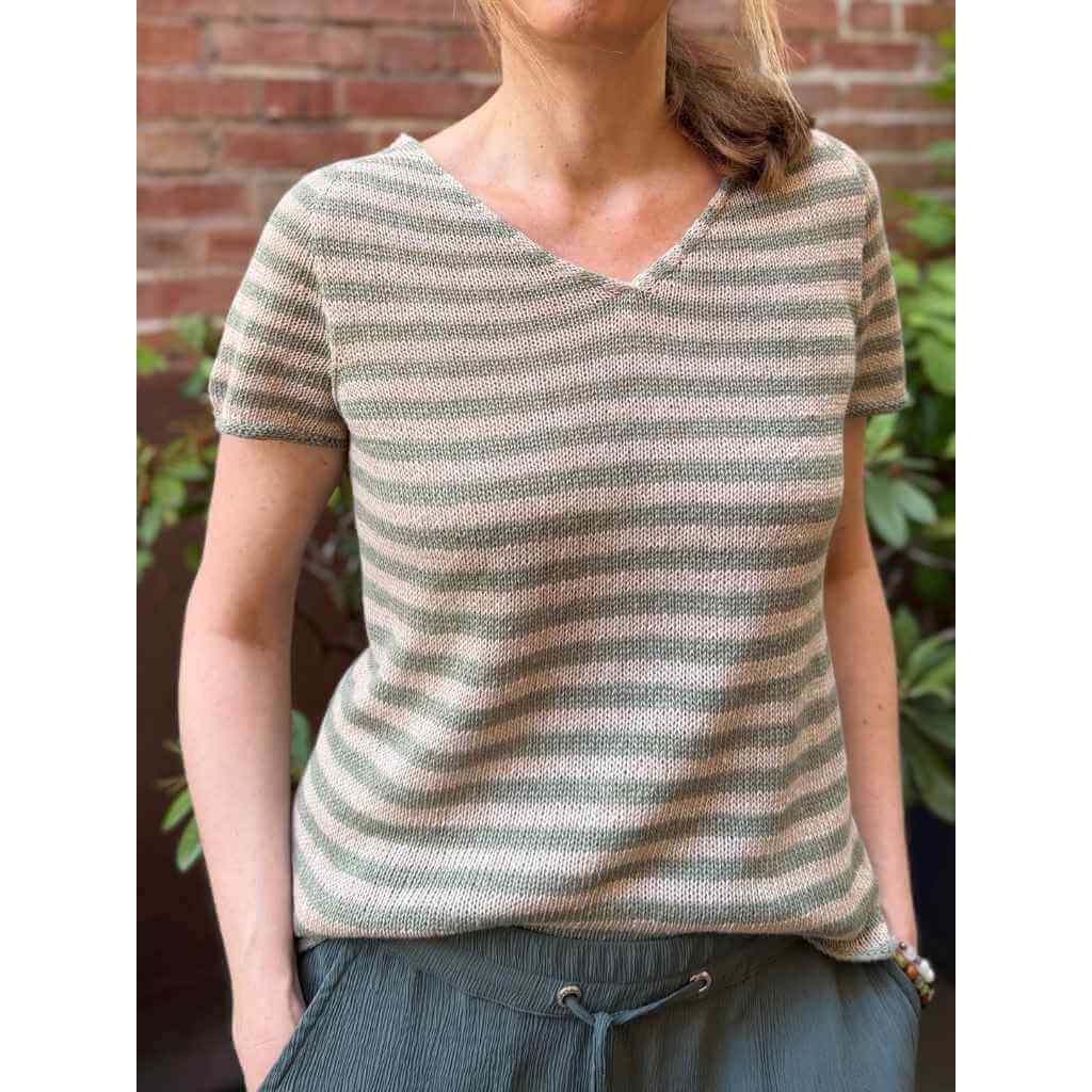 Christina Körber-Reith Shirt Stripy Linen Tee Strickanleitung - Christina Koerber-Reith (PDF) – Bild 2 bei bei Lieblingsgarn