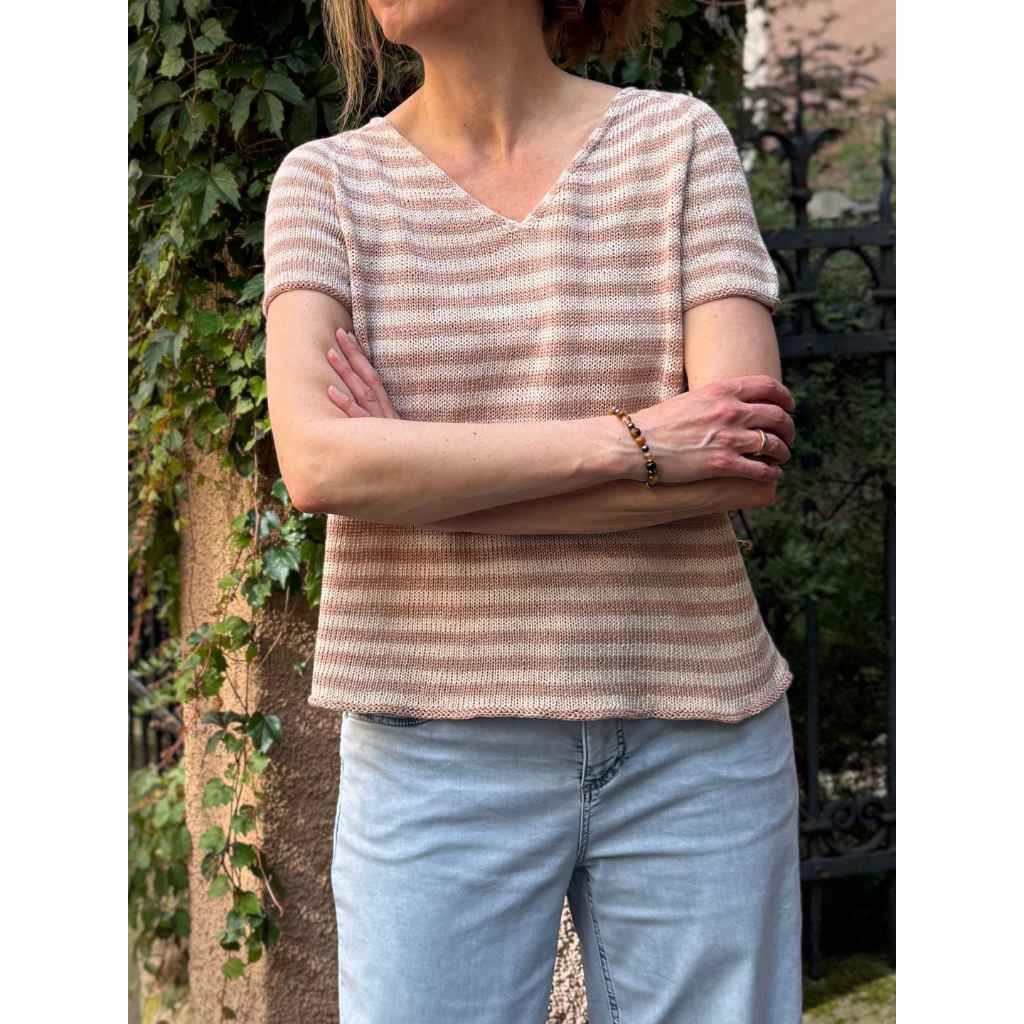 Christina Körber-Reith Shirt Stripy Linen Tee Strickanleitung - Christina Koerber-Reith (PDF) – Bild 3 bei bei Lieblingsgarn