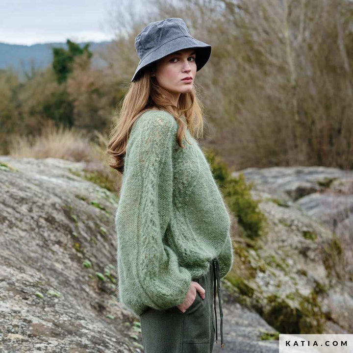 Katia Lochmuster-Pullover Oversize Ingenua Strickanleitung – Bild 2 von 4 bei bei bei bei bei bei bei bei bei Lieblingsgarn