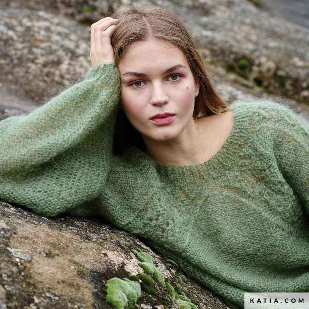 Katia Lochmuster-Pullover Oversize Ingenua Strickanleitung – Bild 4 von 4 bei bei bei bei bei bei bei bei bei Lieblingsgarn