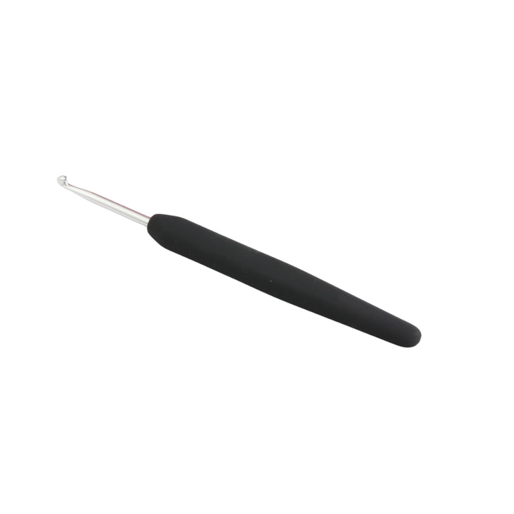 KnitPro Aluminium Häkelnadel Softgriff schwarz
