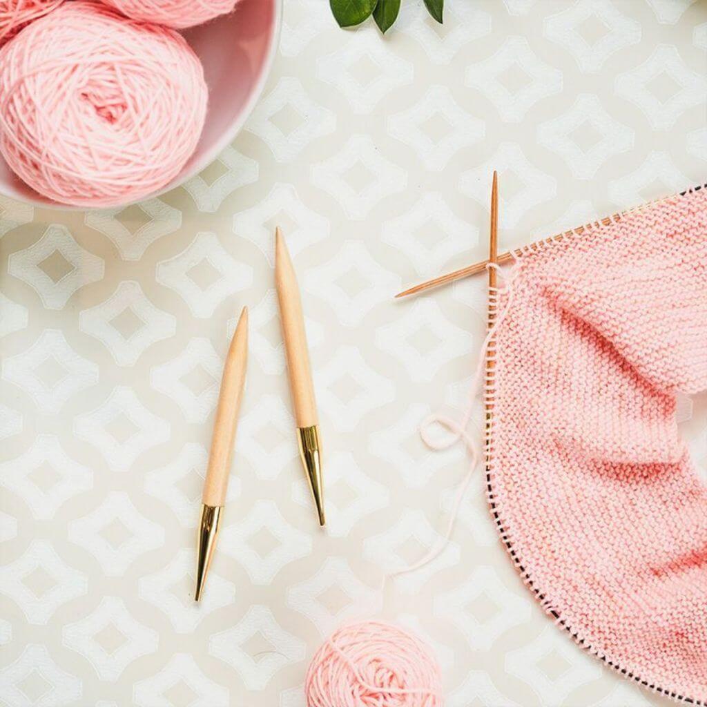 KnitPro Basix Beech austauschbare Rundstricknadeln