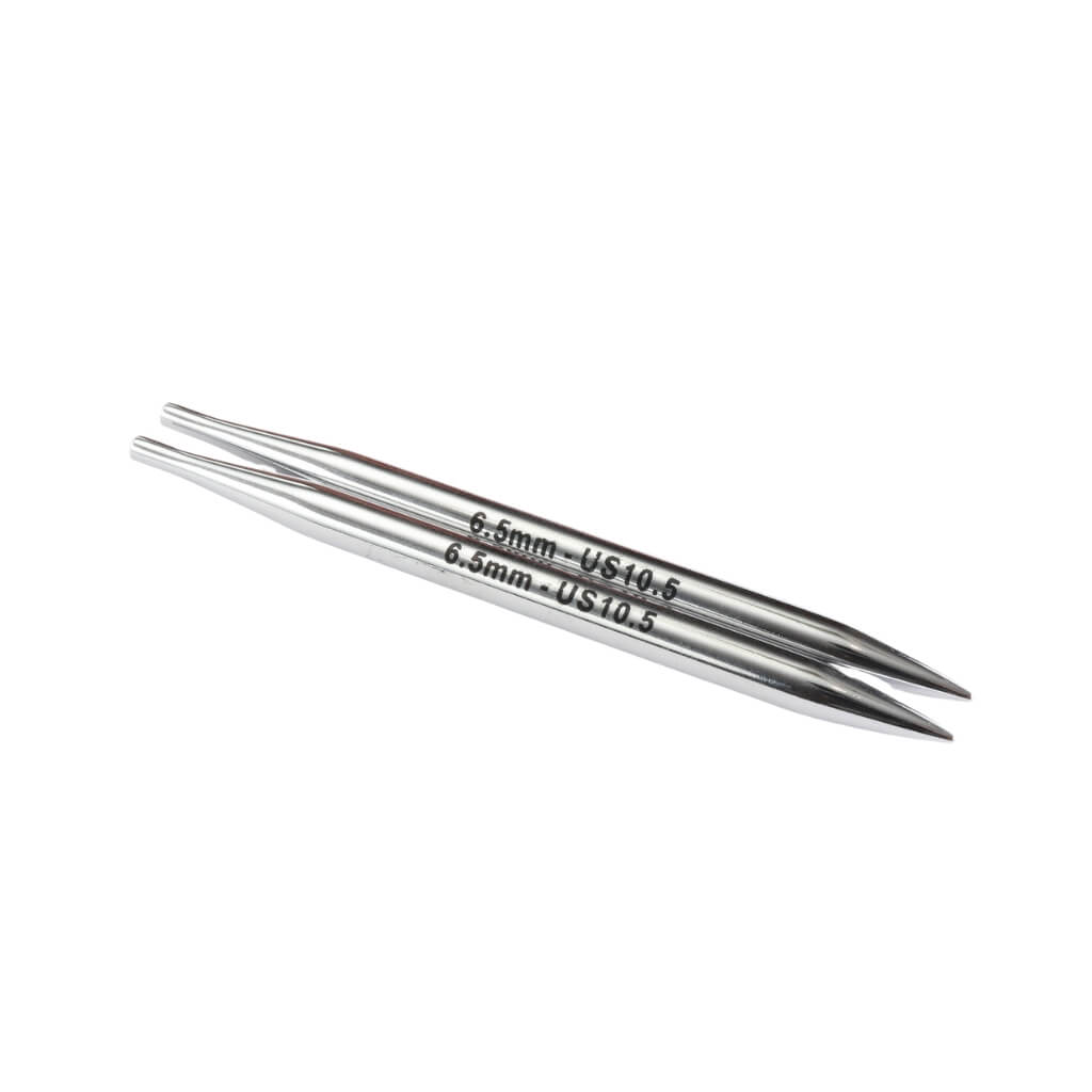 KnitPro Nova Metall austauschbare Nadelspitzen Spezial, Farbe 6,5 – Metall bei Lieblingsgarn