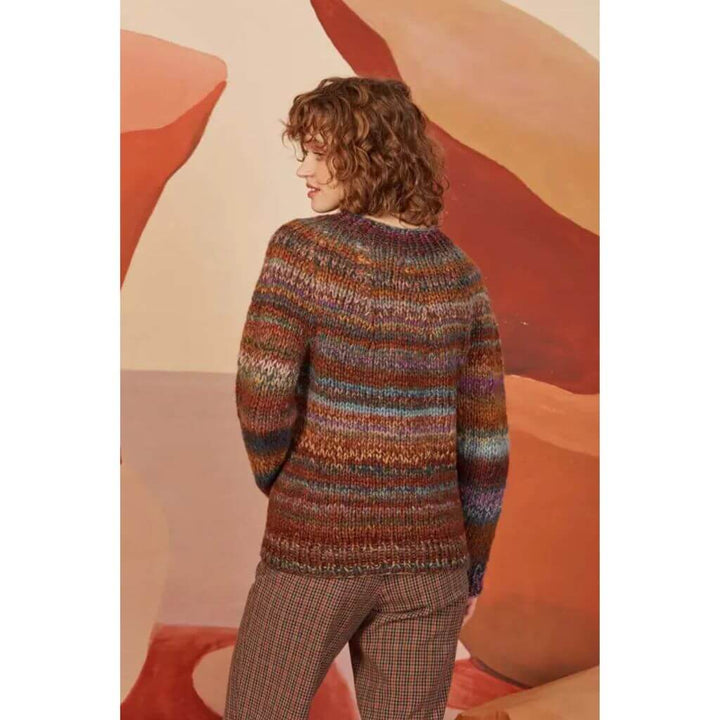 Pullover Top Down Cloud Strickanleitung - Lang Yarns (PDF)