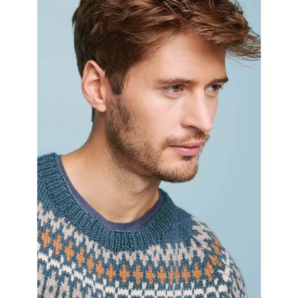 Elgseter Herren Pullover Strickanleitung - Sandnes Garn (PDF)