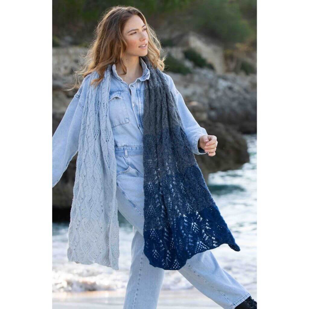Austermann Schal Cashmere Modell 26040 Strickanleitung – Produktansicht bei bei bei bei bei bei Lieblingsgarn