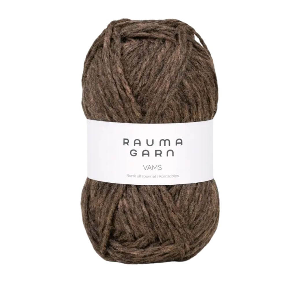 Rauma Vams, Farbe 416 Bark Melert – Schurwolle bei Lieblingsgarn