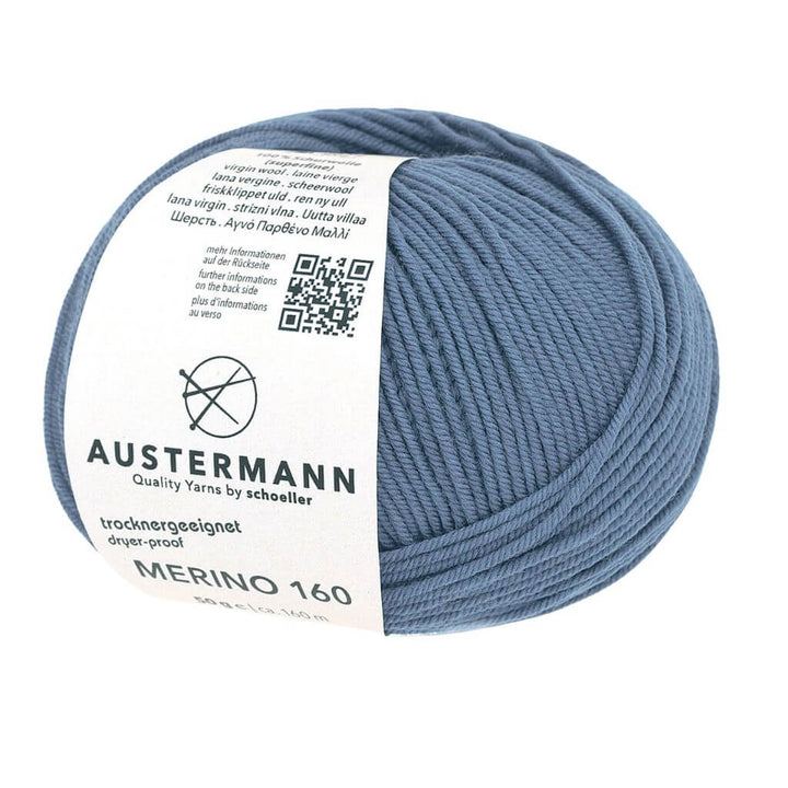 Austermann Merino 160, Farbe 223 Jeans – Merino bei Lieblingsgarn