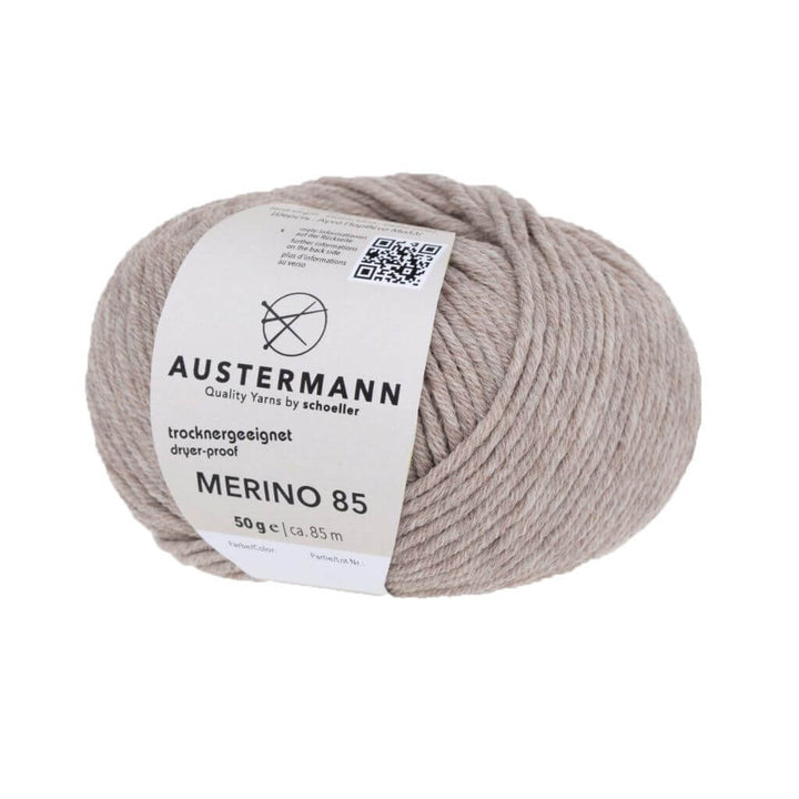 Austermann Merino 85, Farbe 66 Beigemeliert – Merino und Schurwolle bei Lieblingsgarn