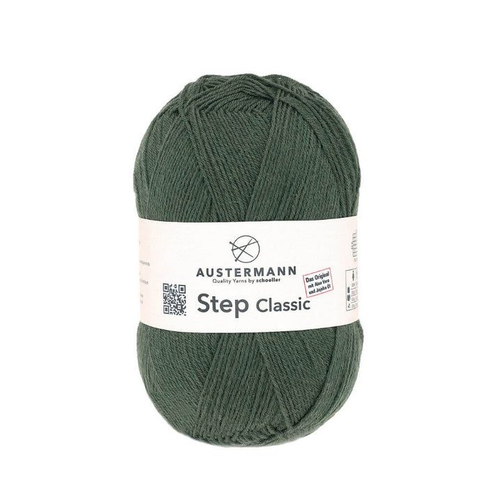 Austermann Step Classic, Farbe 1003 Moos – Polyamid und Schurwolle bei Lieblingsgarn