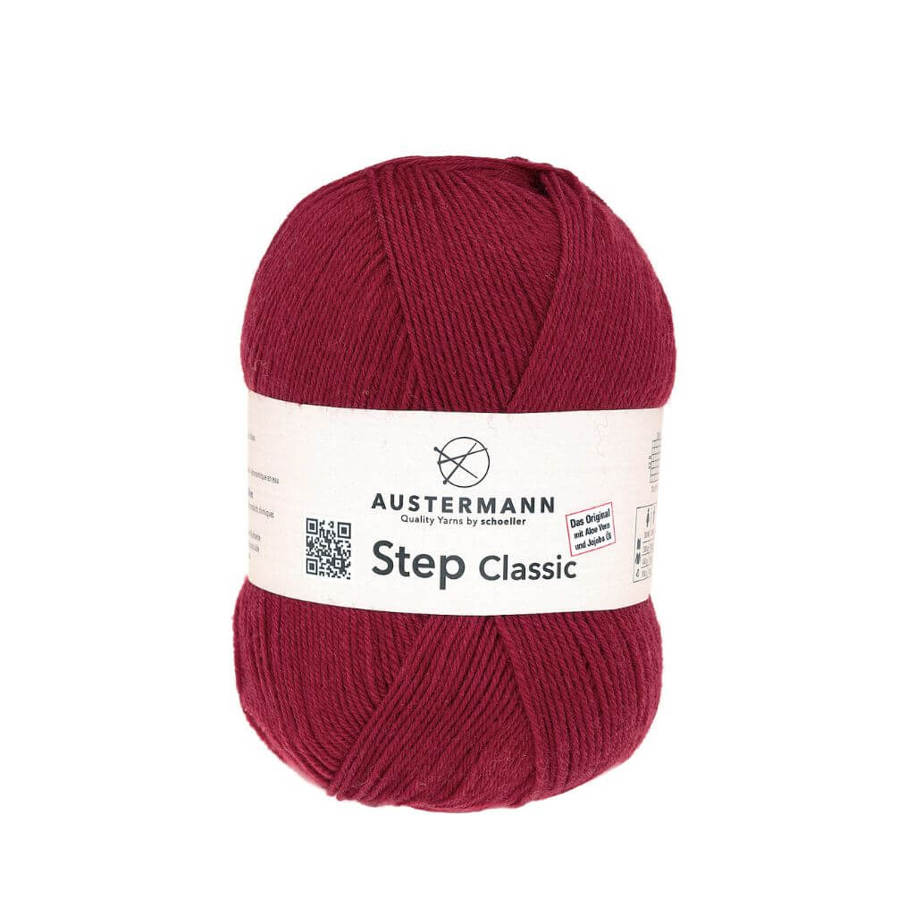 Austermann Step Classic, Farbe 1005 Kirsch – Polyamid und Schurwolle bei Lieblingsgarn