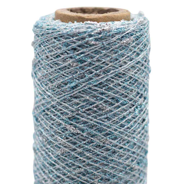 Kremke Twinkle, Farbe 706 Hellblau Silber – Synthetik und Viskose bei Lieblingsgarn