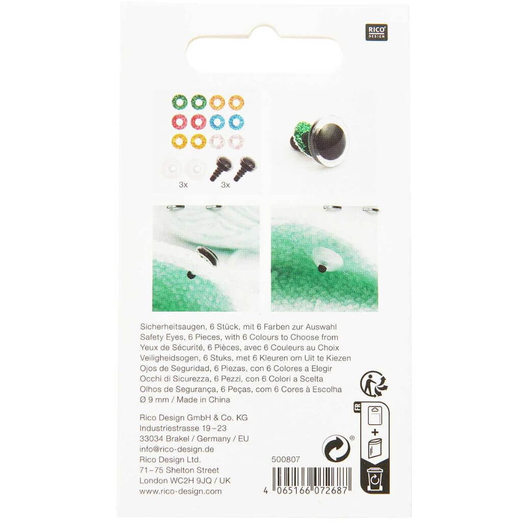 Rico Design Sicherheitsaugen bei bei bei bei bei bei bei bei bei bei bei Lieblingsgarn