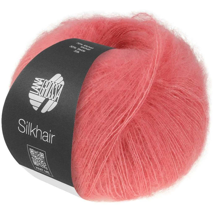 Lana Grossa Silkhair, Farbe 225 Rosarot – Mohair und Seide bei Lieblingsgarn