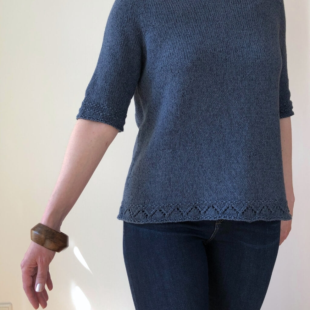 Christina Körber-Reith Simply Denim Shirt Strickanleitung - Christina Körber-Reith (PDF) bei bei bei bei bei Lieblingsgarn