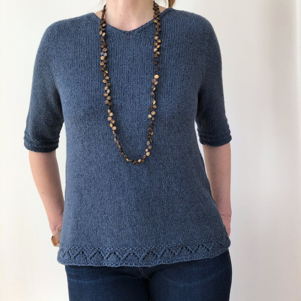 Christina Körber-Reith Simply Denim Shirt Strickanleitung - Christina Körber-Reith (PDF) bei bei bei bei bei Lieblingsgarn
