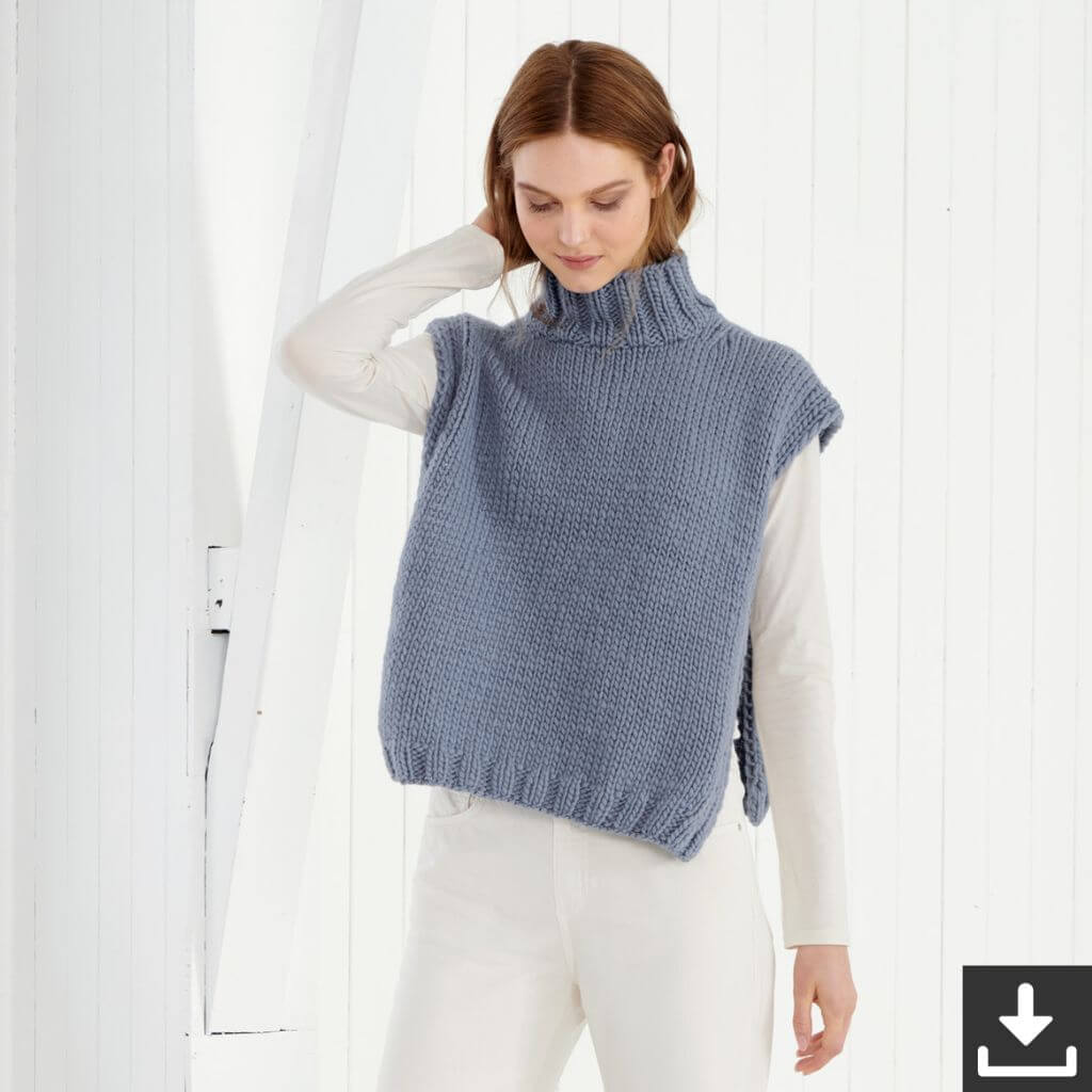 Lana Grossa Pattern Slipover Strickset - Lana Grossa (PDF) bei bei bei bei bei bei bei bei bei bei bei bei Lieblingsgarn