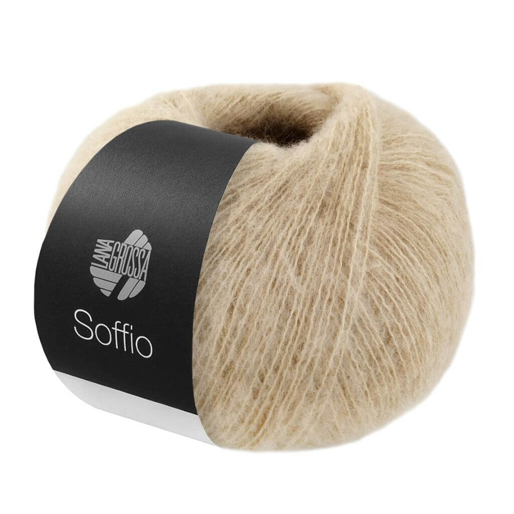 Lana Grossa Soffio, Farbe 16 Beige – Baumwolle, Kaschmir und Schurwolle bei Lieblingsgarn