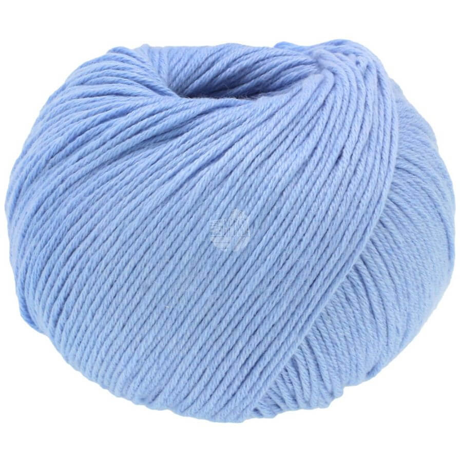 Lana Grossa Soft Cotton 50 g, Farbe 47 Himmelblau – Acryl und Baumwolle bei Lieblingsgarn