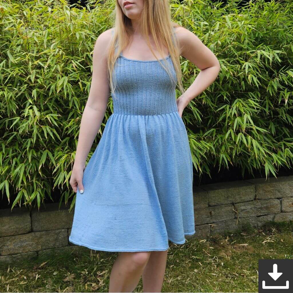 Strandstrick Sommerbrise Kleid Strickanleitung - Strandstrick (PDF) bei bei bei bei bei bei bei bei bei bei Lieblingsgarn