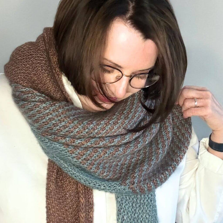Strickfisch Halstuch XXL Lyn Strickanleitung - StrickFisch (PDF) bei bei bei bei bei bei bei bei bei bei Lieblingsgarn