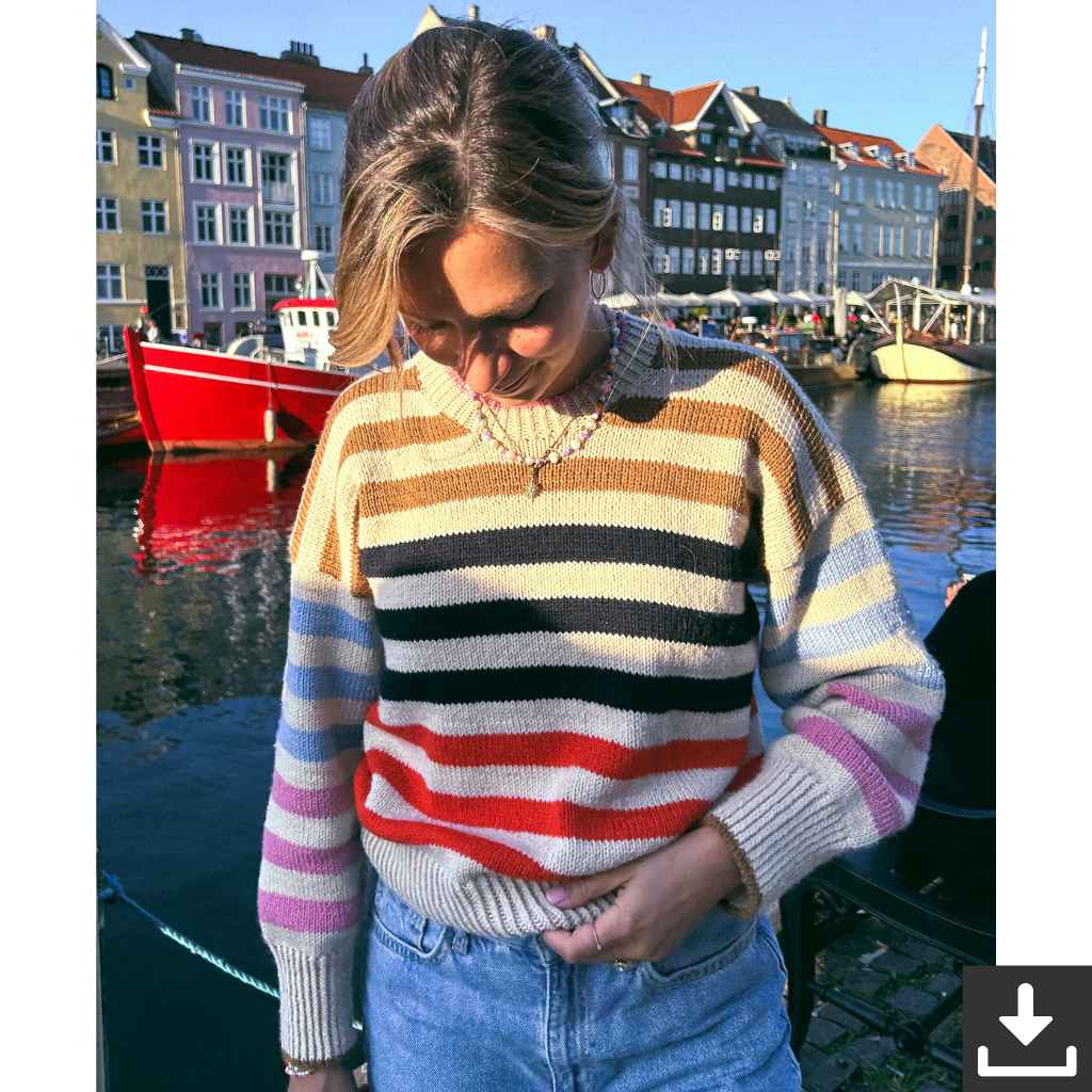 Kutovakika - Veronika Lindberg Stripe Hype Sweater Strickanleitung - Kutovakika (PDF, englisch) bei bei bei bei Lieblingsgarn