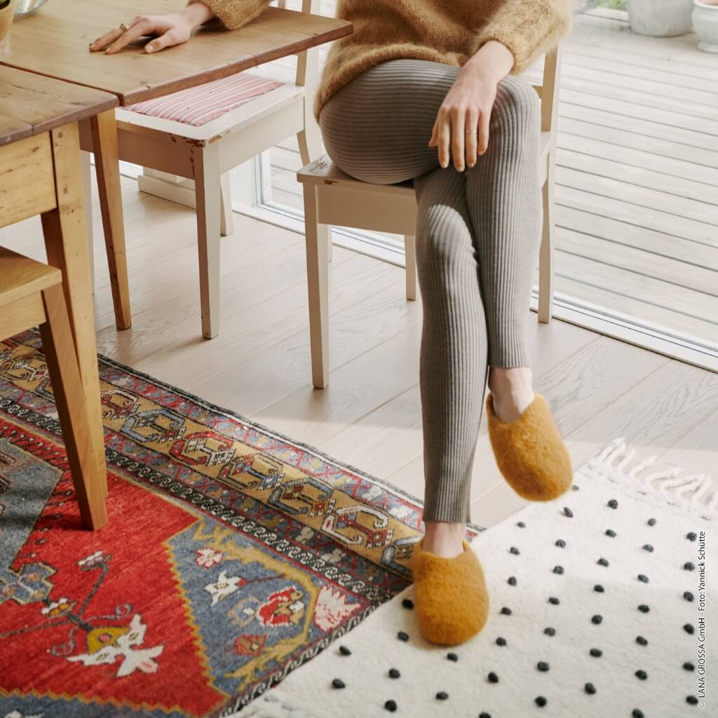 Lana Grossa Pattern Teppich aus Filzwolle Strickset - Lana Grossa (PDF) bei bei bei bei bei bei bei bei bei bei Lieblingsgarn