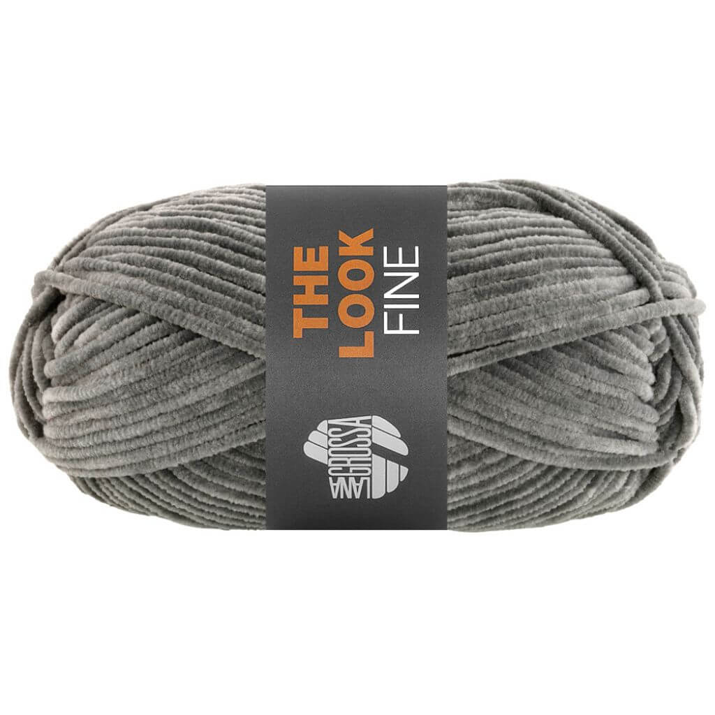 Lana Grossa The Look Fine, Farbe 125 Grau – Synthetik bei Lieblingsgarn