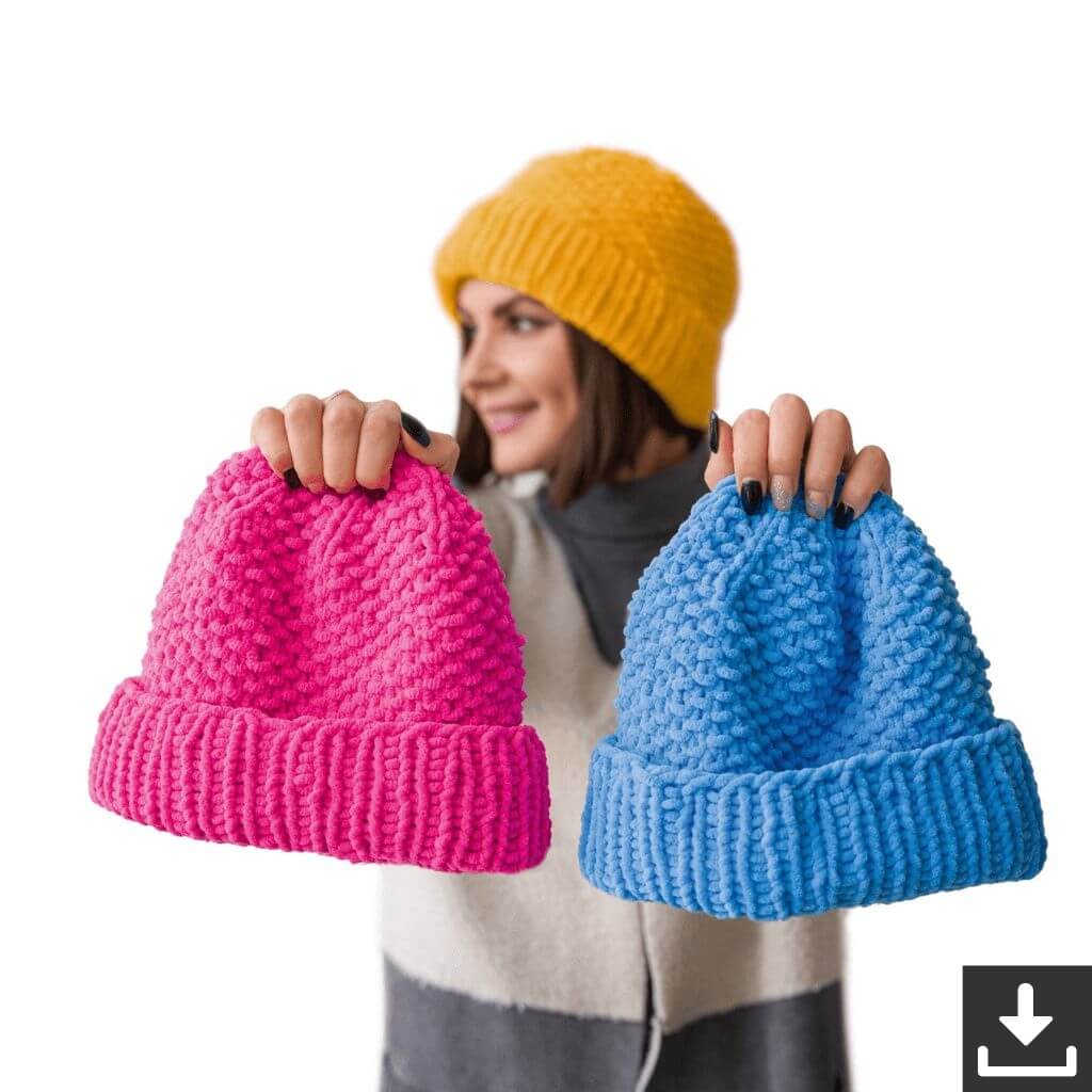 Lana Grossa Pattern Mütze im Perlmuster Strickanleitung - Lana Grossa (PDF) bei bei bei bei bei bei bei bei bei Lieblingsgarn