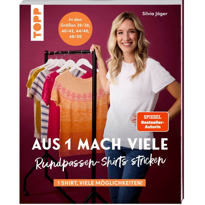 Topp TOPP Buch Aus 1 mach viele. Rundpassen-Shirts stricken bei bei bei bei bei bei bei bei bei bei Lieblingsgarn