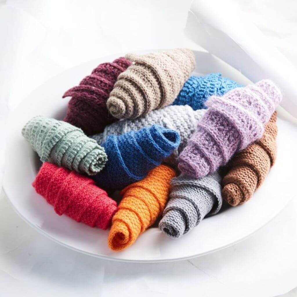 Topp TOPP Mini-Tücher stricken bei bei bei bei bei bei bei bei bei bei Lieblingsgarn