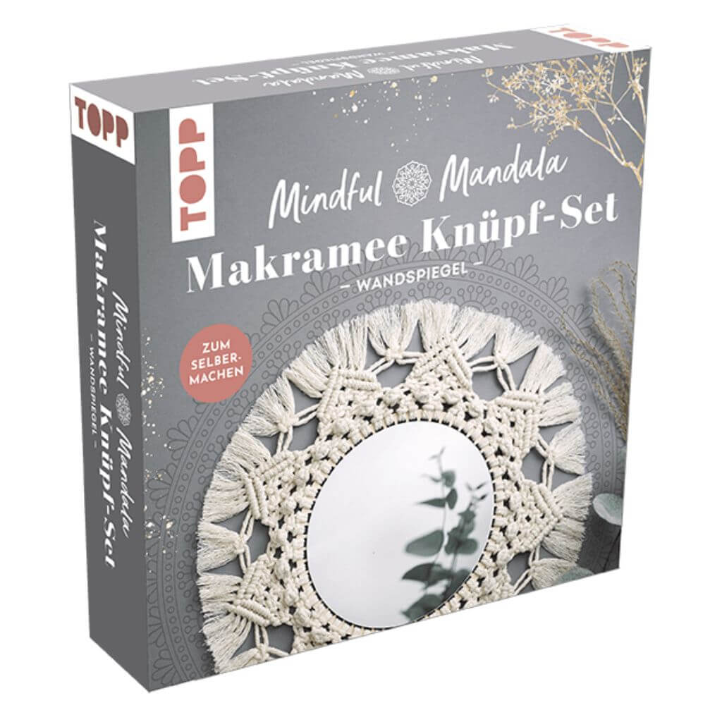 Topp TOPP Makramee-Knüpf-Set: Wandspiegel bei bei bei bei bei bei bei bei bei bei Lieblingsgarn