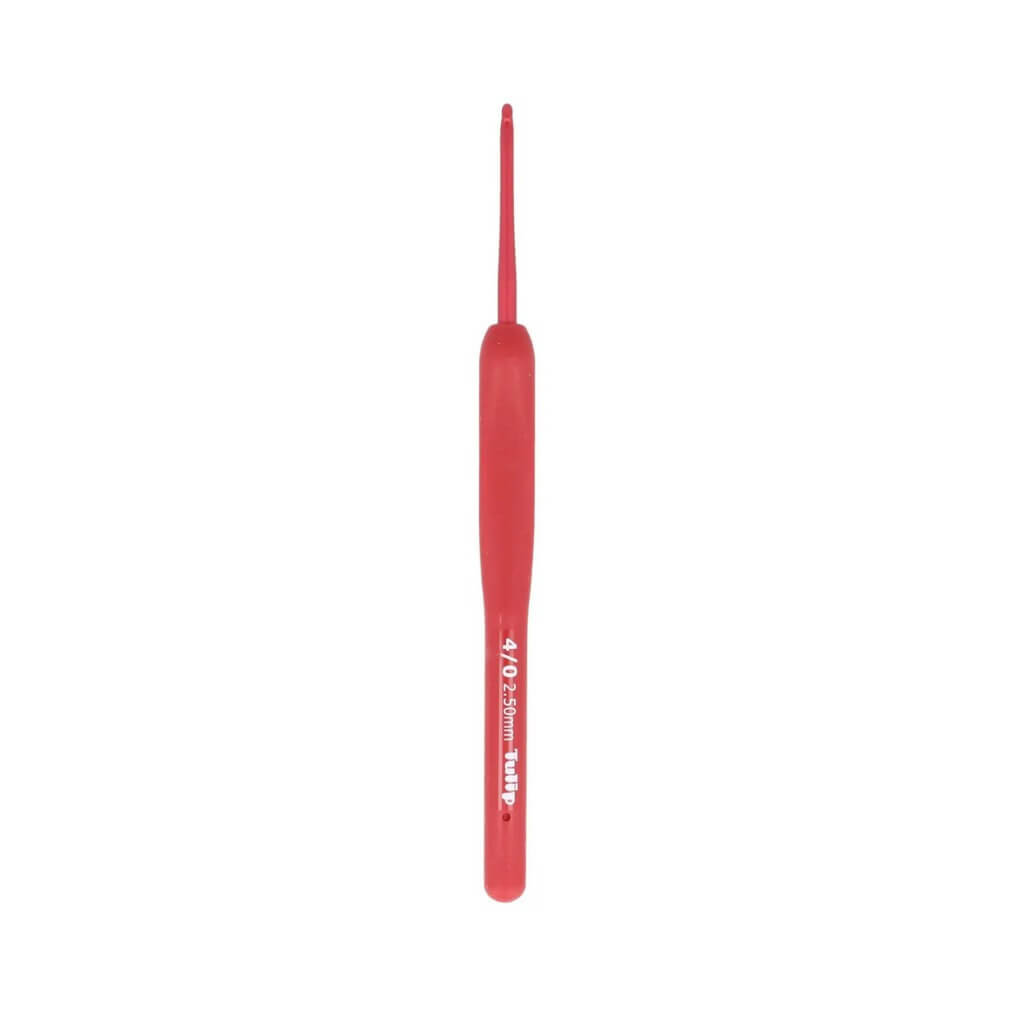 Tulip ETIMO Red Häkelnadel mit Softgriff, Farbe 2,5 – Metall bei Lieblingsgarn