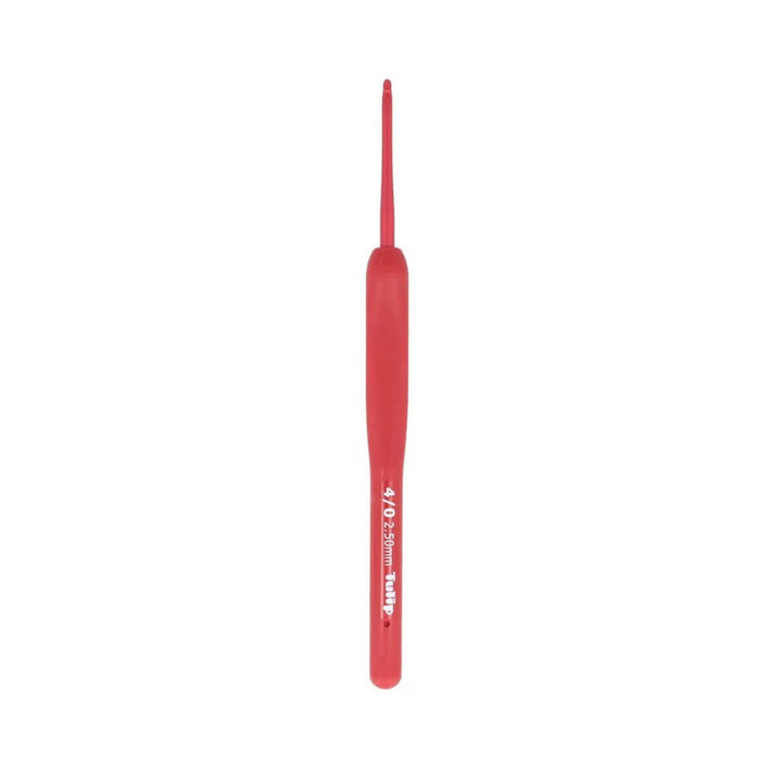 Tulip ETIMO Red Häkelnadel mit Softgriff, Farbe 2,5 – Metall bei Lieblingsgarn