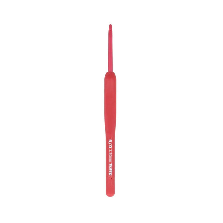 Tulip ETIMO Red Häkelnadel mit Softgriff, Farbe 3,5 – Metall bei Lieblingsgarn
