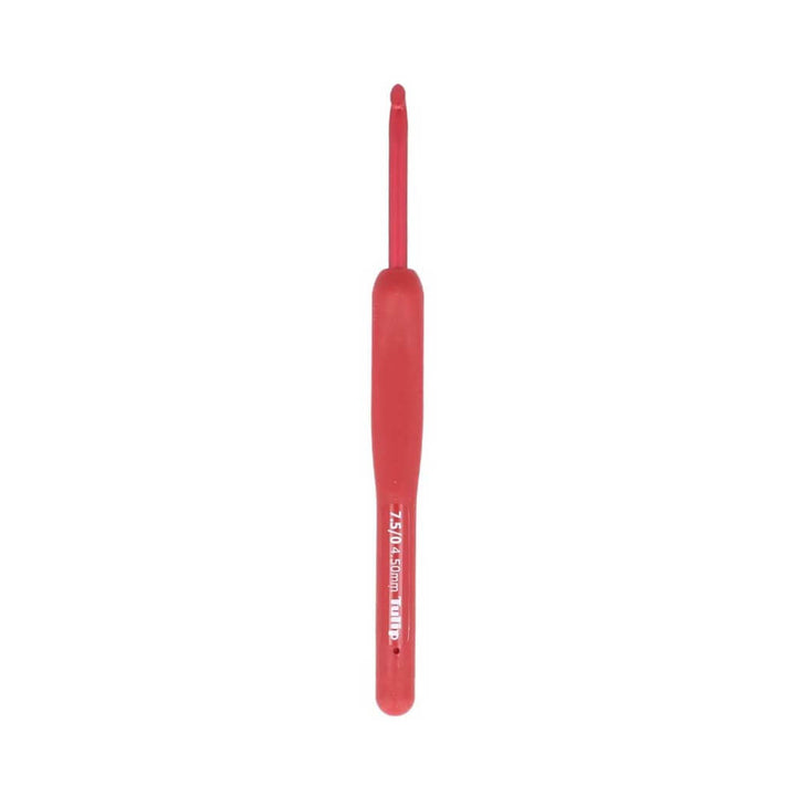 Tulip ETIMO Red Häkelnadel mit Softgriff, Farbe 4,5 – Metall bei Lieblingsgarn