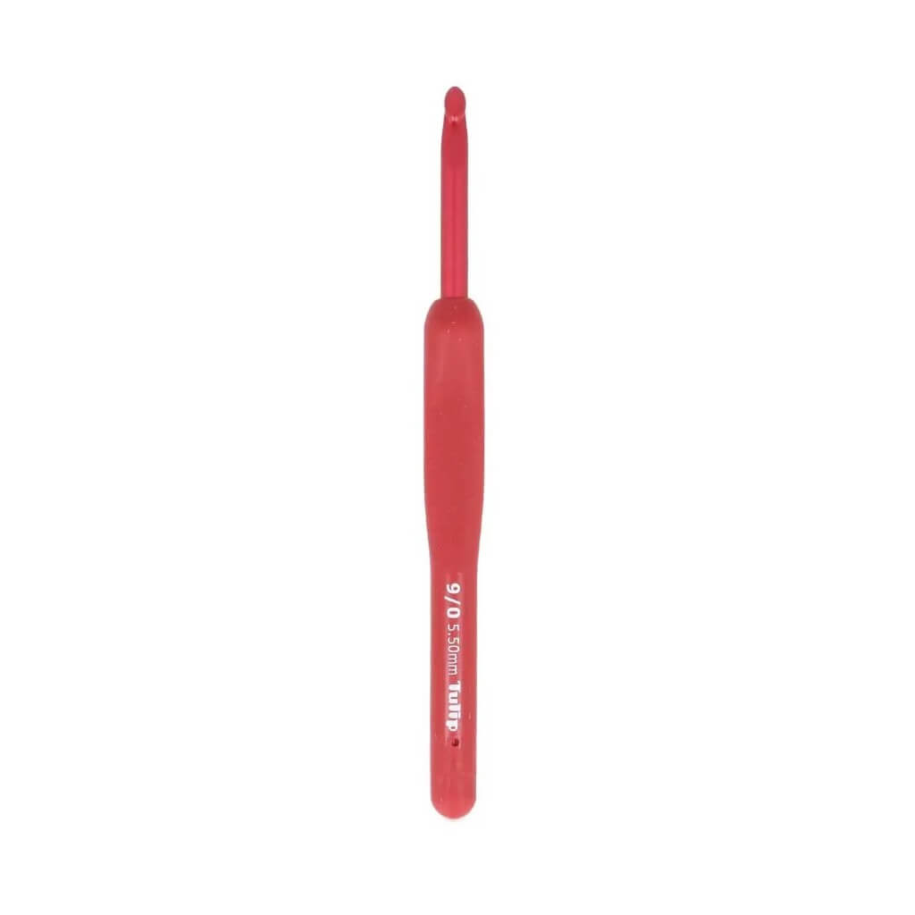 Tulip ETIMO Red Häkelnadel mit Softgriff, Farbe 5,5 – Metall bei Lieblingsgarn
